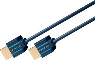 Obrázek produktu pro ClickTronic 70701 HDMI kabel 0,5 m HDMI typ A (standardní) modrý (70701)
