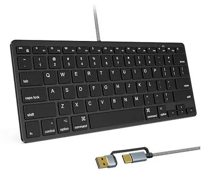 Zdjęcie produktu dla Klawiatura kompaktowa 78 klawiszy USB c/a do mac macbook air pro