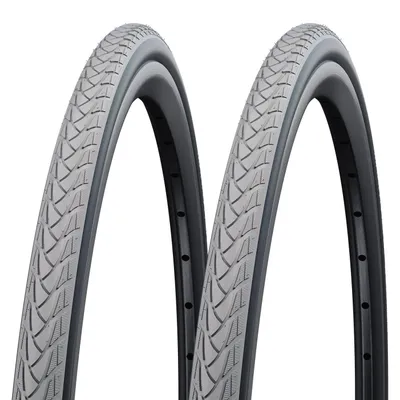 Produktbild von 2x Schwalbe Marathon Plus 25-540 grau/schwarz Drahtreifen SmartGuard 24x1.00