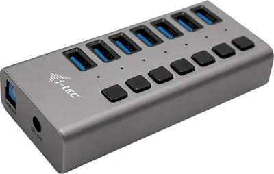 Immagine prodotto di I-TEC i-tec HUB di ricarica USB 3.0 a 7 porte + adattatore di alimentazione 36 W