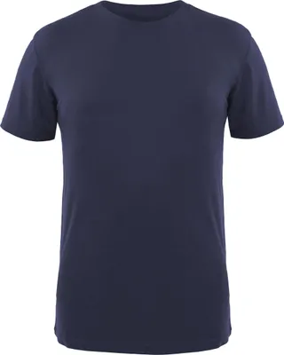 Produktbild von Qualitex T-Shirt - T Shirts Herren – Basic T Shirt – Funktionsshirt, Arbeit & Freizeit - in Farbe: marine - Herren: S - Damen: S