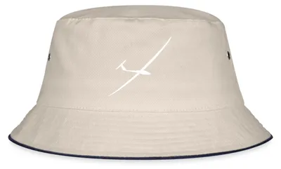 Produktbild von Spreadshirt Segelflugzeug JS1 Sport Fliegen Pilot Fischerhut, L/XL (Caps), Natur/Navy