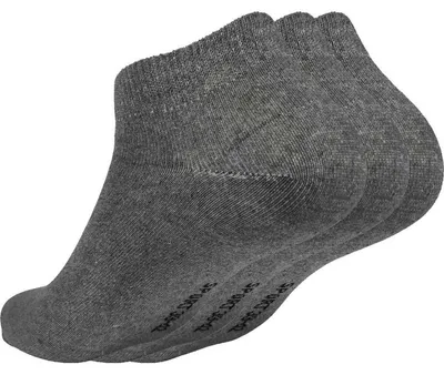 Produktbild von Sneaker Socken Herren Damen Socken Baumwolle, 3 Paar, Grau 35-38