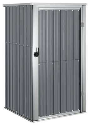 Produktbild von vidaXL Gerätehaus Grau 88x89x161 cm Verzinkter Stahl
