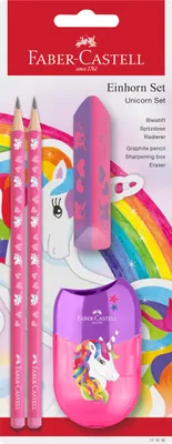 Immagine prodotto di FABER-CASTELL set da scrittura unicorno rosa 4 pezzi