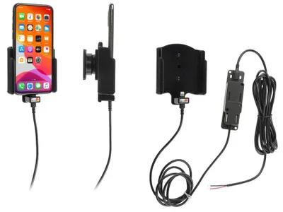 Immagine prodotto di Supporto per dispositivi Brodit 727161 con funzione di ricarica - per smartphone - Apple iPhone 11 Pro