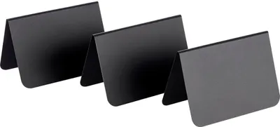 Obrázok produktu pre APS  12 APS Tischaufsteller, 105 x 60 x 65 mm, schwarz, 10er Set