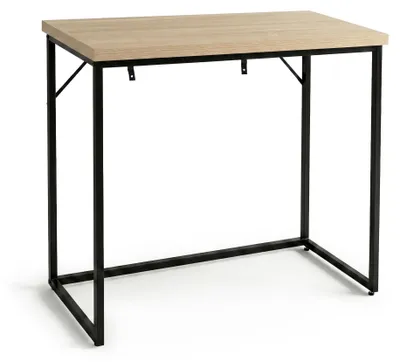 Produktbild von Konsolentisch Loft-Stil ORIGO 90 cm Sonoma Eiche Schwarze Beine