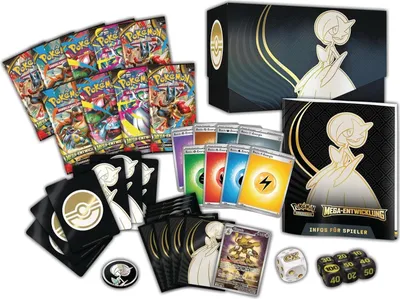 Produktbild von Pokémon Mega-Entwicklungen Guardevoir Top-Trainer Box Deutsch