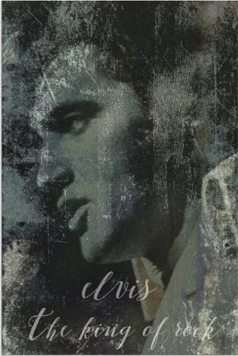 Produktbild von ARTland Wandbild Alu für Innen & Outdoor Elvis the King Größe: 40x60 cm
