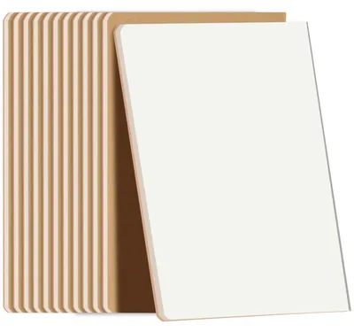 Image de Cahiers A5 vierges, lot de 12, couverture souple en carton kraft, 34 feuilles, format 21x14 cm