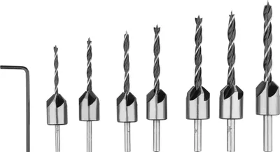 Produktbild von PARKSIDE® Spezialbohrerset PSB 6 A1 (Holzbohrer- / Versenkersatz)