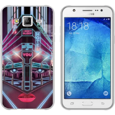 Produktbild von PhoneNatic Case kompatibel mit Samsung Galaxy J5 (2016) J510 Silikon-Hülle Retro Wave Cyberpunk.02 M5