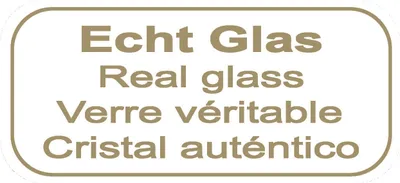 Produktbild von Christbaumspitze Glas 26 x 6 cm Glanz oder Matt Weihnachtsbaum Spitze, Farbe:Rosa