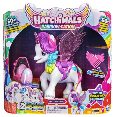 Obrázek produktu pro Hatchimals EGG COL Interactive Unicorn GML, Chlapec/děvče, 5 rok/roky, Světelné efekty, Zvuky