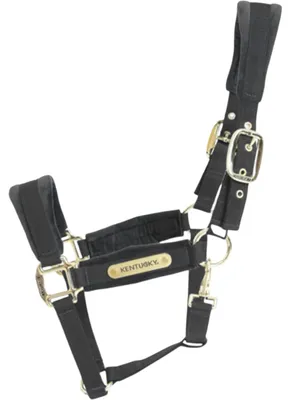 Produktbild von Kentucky Horsewear Halfter Velvet Samthalfter Stallhalfter Schwarz Full