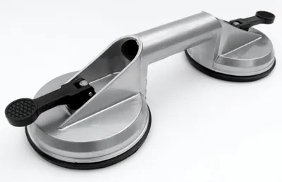 Produktbild von Aluminium Doppelsaugheber Saugheber 100kg Glasheber Glassauger Vakuumheber Heber