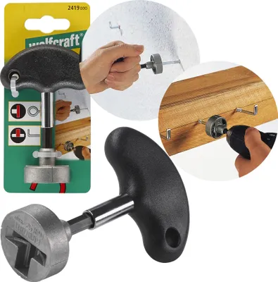 Obrázok produktu pre Wolfcraft hook Werkstatt Hakenschraubendreher 1/4 (6.3 mm) (2419000)
