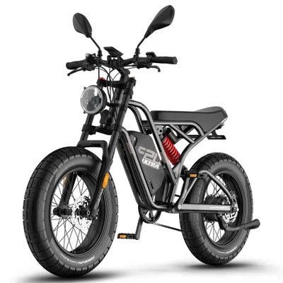 Imagen del producto de FAFREES F20 Ultra E-bike (Mejorado) - Batería 48V25AH Neumáticos De 20 Pulgadas Freno Disco Mecánico - Negro