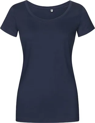 Produktbild von X.O Deep Scoop T-Shirt Damen, Französisch-Marineblau, XL