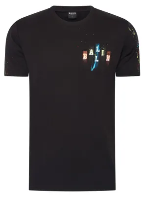 Produktbild von Ballin Est. 2013 Paint Backprint Shirt  Schwarz - Große L