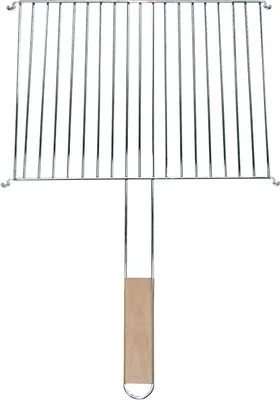 Produktbild von Grillrost mit Holzgriff 40 x 30 cm