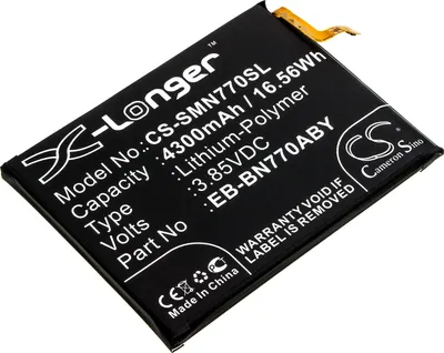Produktbild von TECHTEK Akku Kompatibel mit [Samsung] Galaxy Note 10 Lite, SM-N770F/DS, SM-N770F/DSM Ersetzt EB-BN770ABY