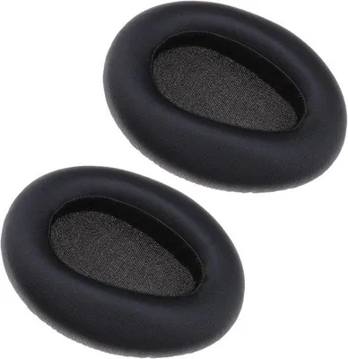 Produktbild von Ohrpolster passend für Sony MDR-10RBT, 10RNC, 10R – Weiches Kunstleder – Geräuschisolierung – Angenehmer Tragekomfort