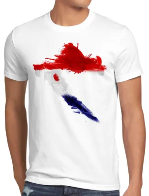 Produktbild von BaumwolleCloud Flagge Kroatien Herren T-Shirt Fußball Sport Croatia WM EM Fahne