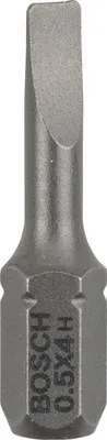 Image de Bosch 3x embout de vissage Extra-dur, S 0,5 x 4,0, 25 mm - 2607001457