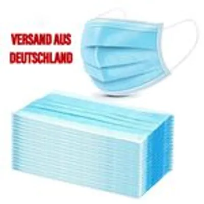 Produktbild von Mundschutz Einweg 3-lagig Atemschutzmasken OP-Masken