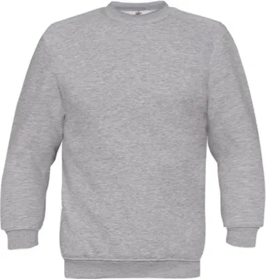 Image de B&C WU600 | Set In Sweatshirt / Pullover - Couleur : Heather Grey - Taille : L