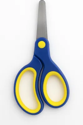 Immagine prodotto di Forbici scolastiche sicure per bambini 13,5 cm - impugnatura ergonomica, punte arrotondate