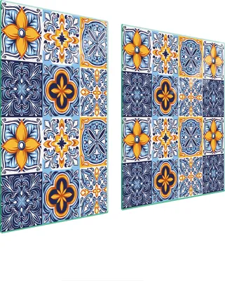 Produktbild von Glasplatte und Schneidebrett 100x52 Mosaik