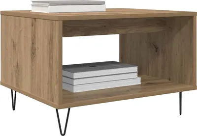 Produktbild von (Design 2026） Couchtisch Artisan-Eiche 60 x 50 x 40cm Holzwerkstoff - HOMMIE 949569 - Couchtische