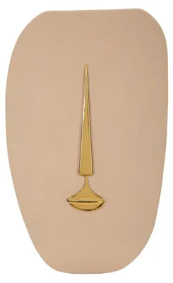 Produktbild von Mauro Ferretti Wanddeko Lagos Braun Gold 25x39,5 cm