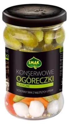 Obrázek produktu pro Nakládané okurky Smak 300 g
