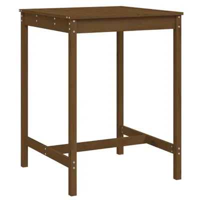 Produktbild von Gartentisch Honigbraun 82,5x82,5x110 cm Massivholz Kiefer