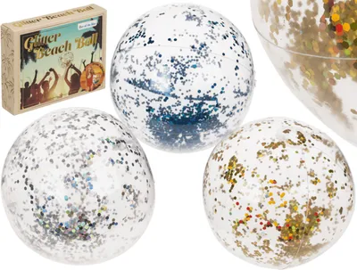 Produktbild von OOTB Aufblasbarer Glitter-Strandball 35 cm