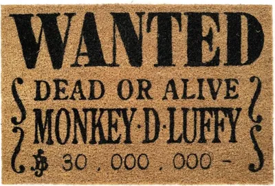 Immagine prodotto di One Piece - Zerbino Monkey D. Rufy (40 x 60 cm)