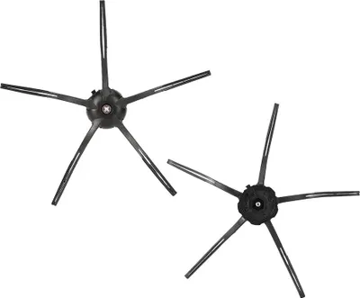 Zdjęcie produktu dla 2szt Szczotka boczna Akcesoria zamienne do robota zamiatającego Xiaomi Roborock S6 S5 E35 E2 Czarny