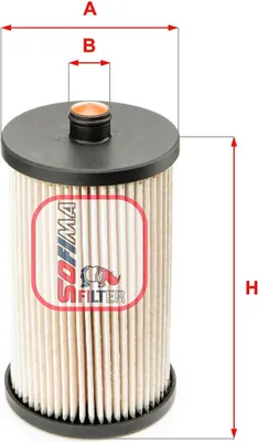 Produktbild von Kraftstofffilter SOFIMA S 6012 NE für VW CRAFTER 30-50 Kasten (2E) Filtereinsatz