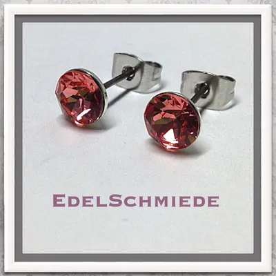 Produktbild von Edelschmiede925 Ohrstecker Modeschmuck (Stift = Titan) m Swarovski