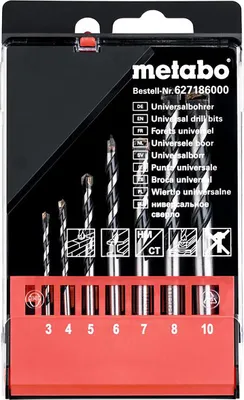 Immagine prodotto di Metabo Universalbohrer in Kassette Bohrerset Mehrzweckbohrer Bohrer 627186000