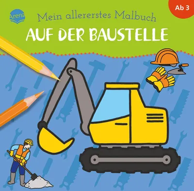 Produktbild von Mein allererstes Malbuch. Auf der Baustelle