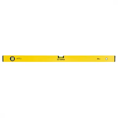 Obrázek produktu pro Hliníková vodováha TOPEX typ 500, 80 cm, 2 lahvičky