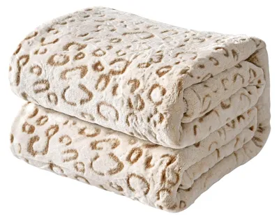 Image de Couverture polaire en flanelle extra douce pour adultes, 130 x 150 cm