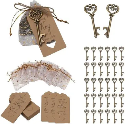 Produktbild von Schlüsselanhänger Flaschenöffner 30 Stück Geschenk