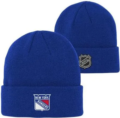 Produktbild von New York Rangers NHL Strickmütze für Kinder, Wintermütze mit Bündchen