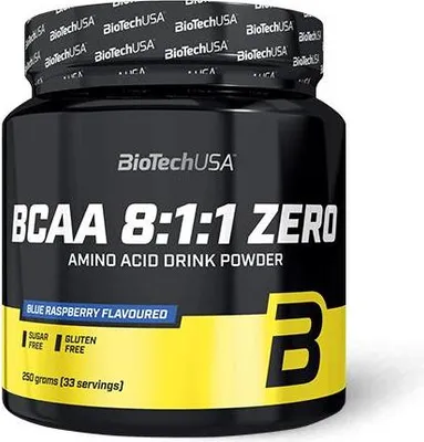 Image de BCAA - Biotech USA - BCAA 8:1:1 ZERO (250G) - Saveur Blue Raspberry